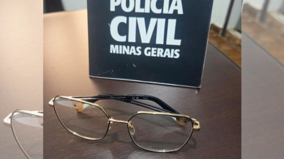 Polícia Civil de Araxá identifica suspeita de furtar óculos avaliado em R$ 1,6 mil