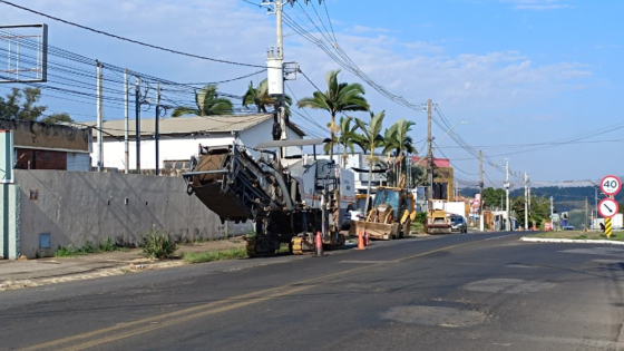 Atenção motoristas: Avenida Geraldo Porfírio Botelho recebe início de recapeamento em Araxá